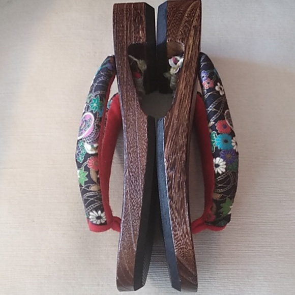 Real wood sandals thong flip flop Style - Picture 5 of 7